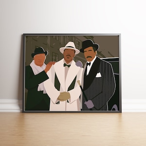 Harlem Nights, Movie Poster Inspired, Wall Art Decor Poster Print
