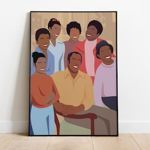 Good Times Sitcom Poster, Good Times TV Series Inspired Wall Art Decor, Poster Print