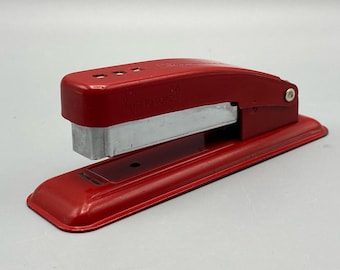 Vintage Red Swingline Cub Desk Stapler Fits Cub or 77 Staples Office Supply Tool