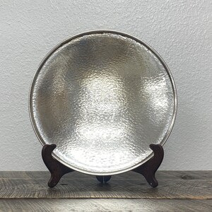 Hammered silver clearance tray