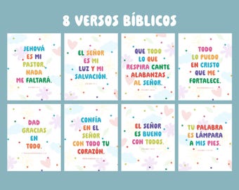8 Versos Bíblicos para Crianças Formato Digital