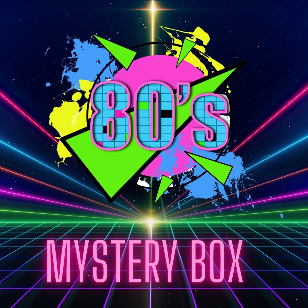 80's Trends Mystery Box! Nostalgic gift, Birthday boxes, Mystery box, 80's  fan, munching meepits gift box mystery capsule 