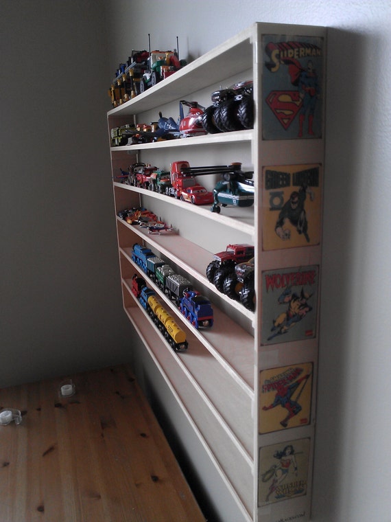 Hot Wheels Matchbox Cars Monster Trucks Legos Wall Display Rack Toy Storage Boy Room Decor Storage At Home Deluxe Graphics 15