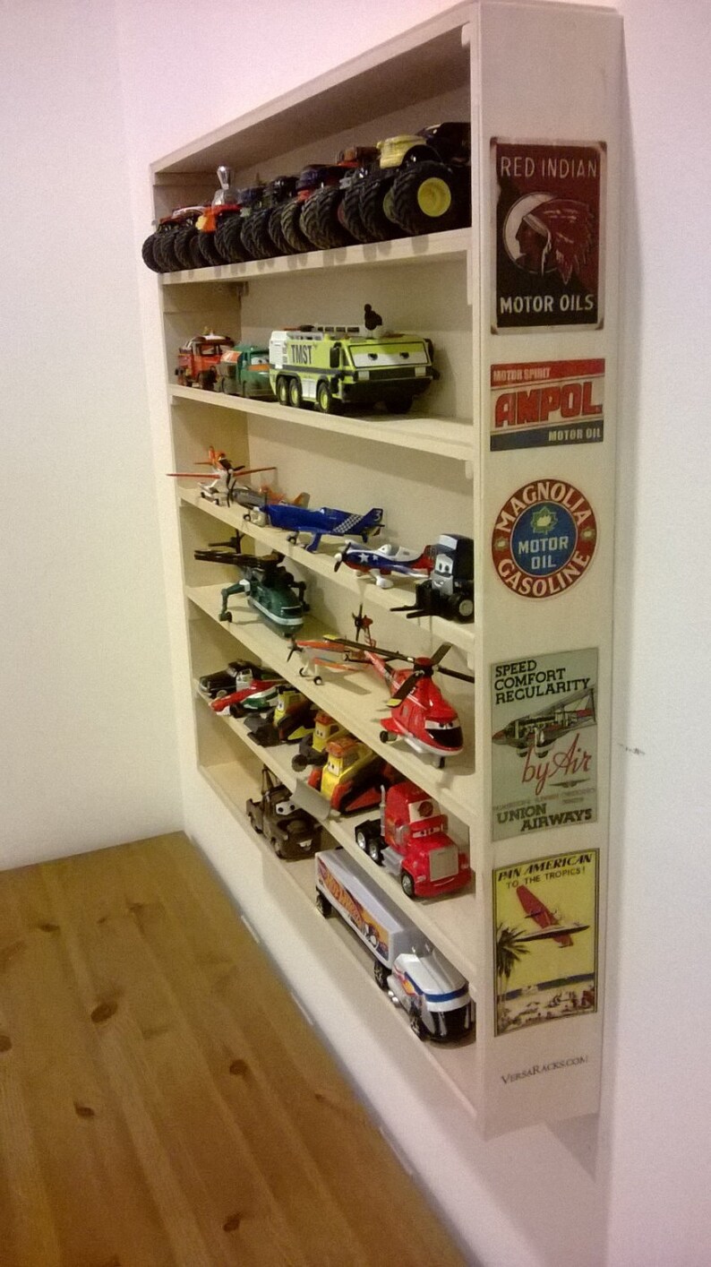 matchbox car wall display