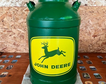 Milk Can Umbrella & walking stick holder - John Deere Green