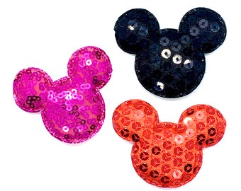 Disney inspired hair clip, Mickey and Minnie hair clip, Costume hair bow, Vacation hair bow, Girl hair bow