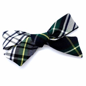 Uniform Plaid Bow - Plaid 35, Campbell plaid, Sailor, Uniform Plaid Hair Bow, Headband or Hair Clip
