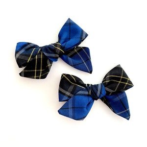 Plaid 92 Uniform Hair Bow: Schoolgirl, Sailor, Classic Styles