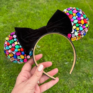 Eras inspirierte Ohren, Disney inspirierte Mausohren, Jeweled Mausohren