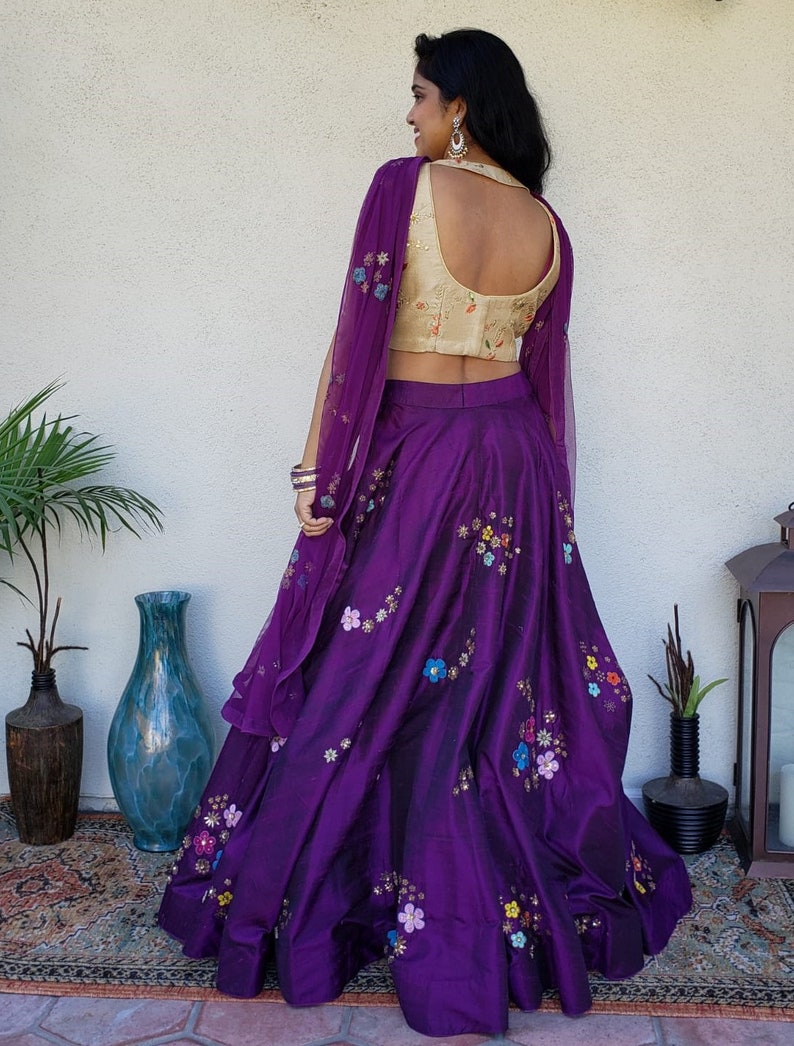 brocade lehenga choli
