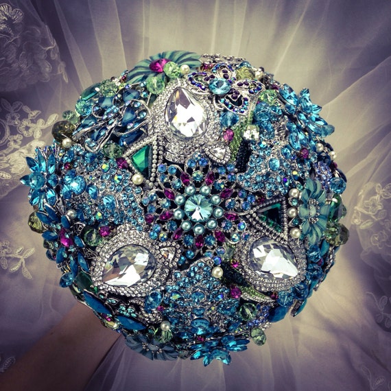 Nuevo 3 /"Gran Flor De Plata Broche púrpura Diamante Cristal Boda nupcial abordar