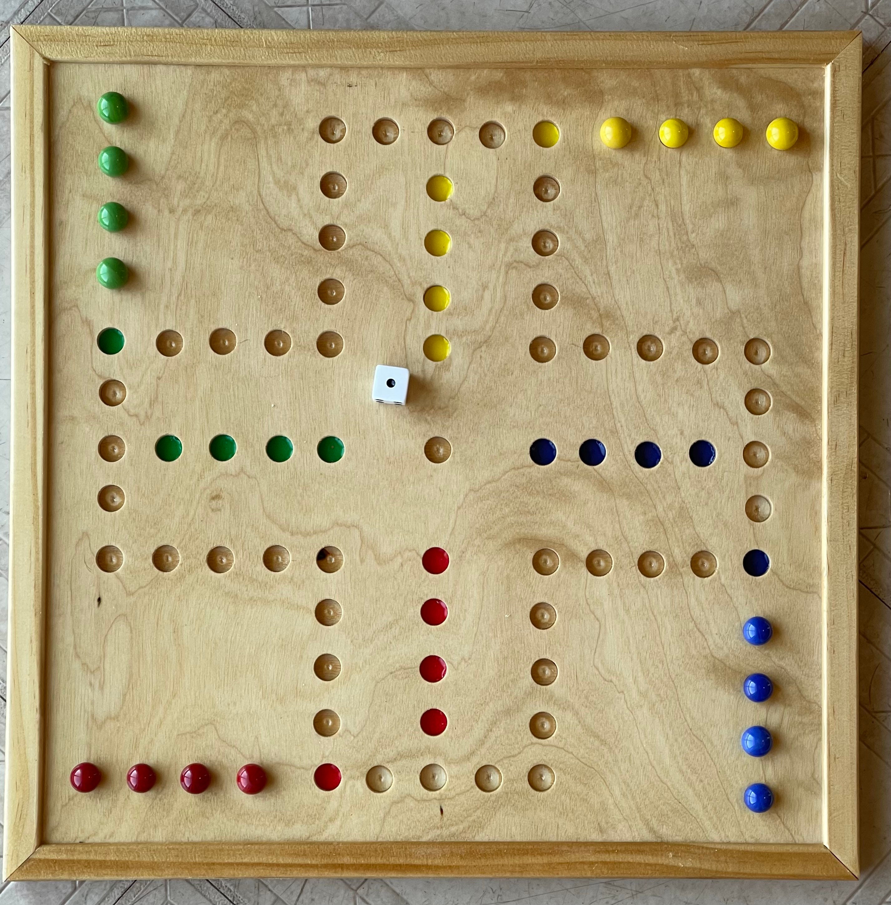 AGGRAVATION /MARBLE Game Wooden 15 X 15. 4 Player Kk03 Etsy