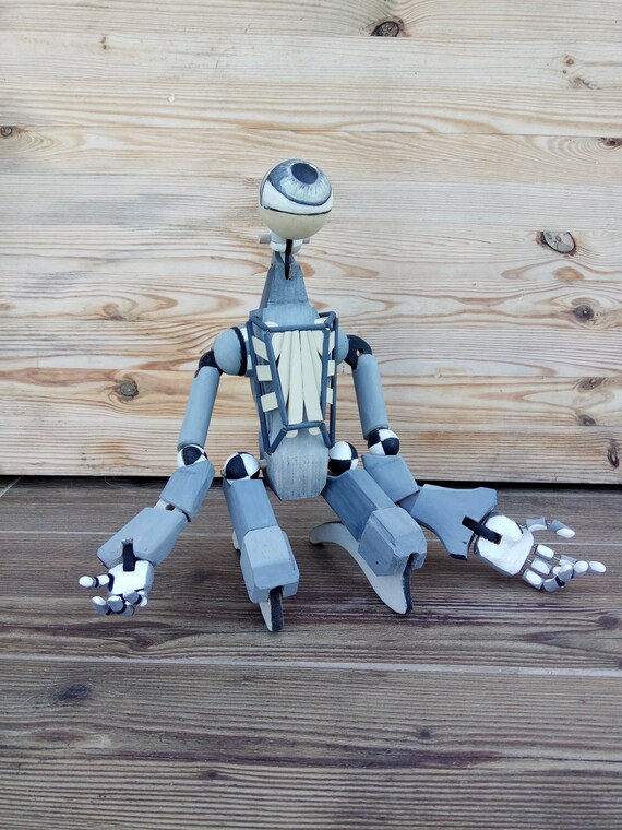 Robot With Adjustable Joints Etsy