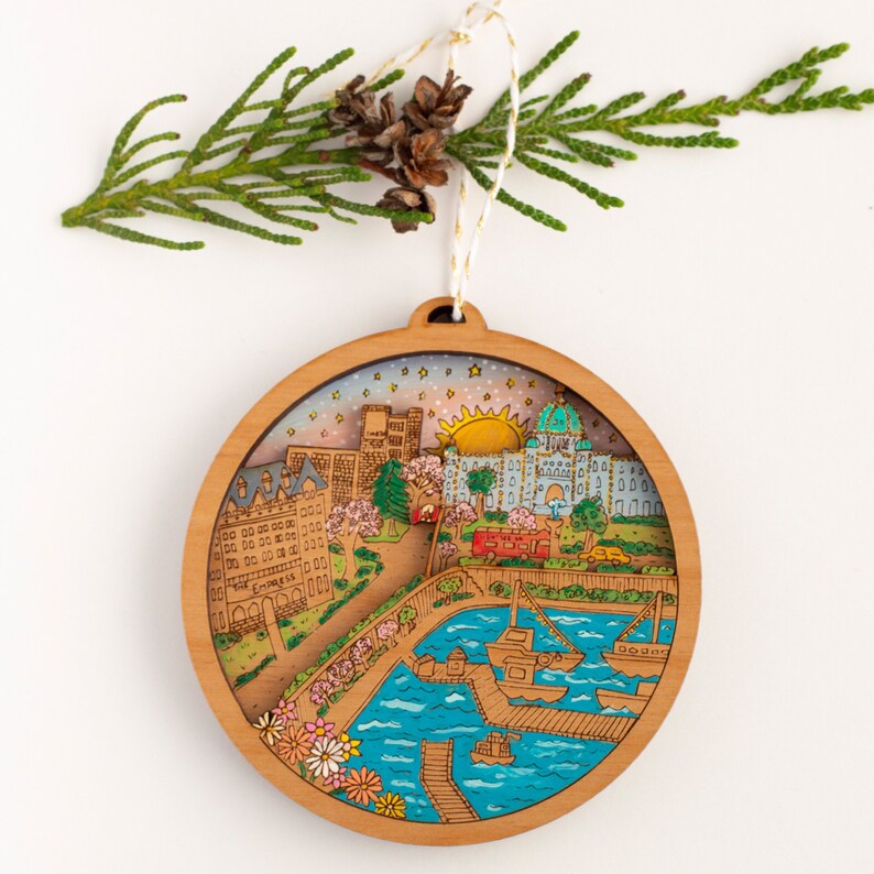 Victoria Christmas Ornaments Victoria British Columbia Etsy