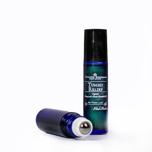 Organic Tummy Relief Essential Oil Blend, Natural Comfort for Digestive Ease
