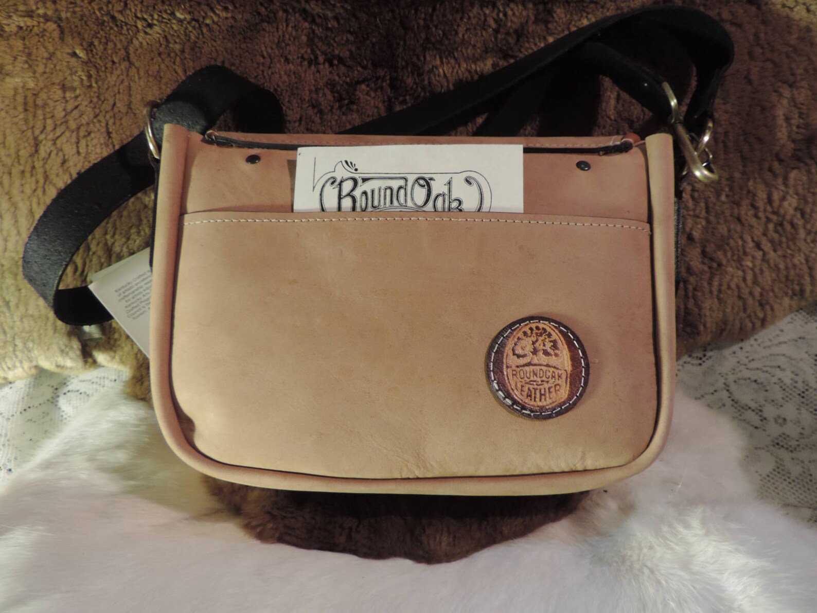 Handmade Leather Medium Size Purse Very Practicle Size Etsy