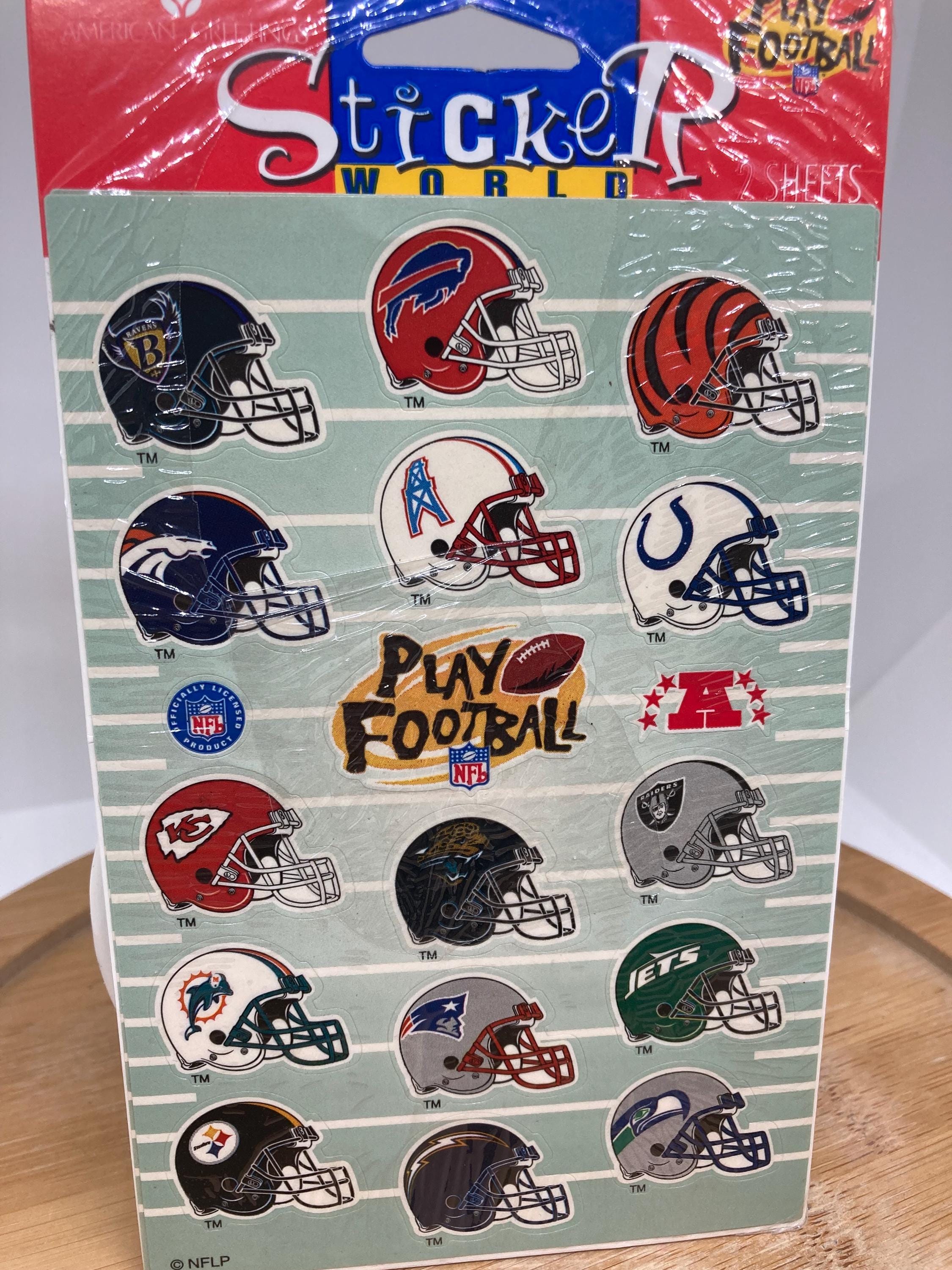 Nfl Hat Sticker American Football Helmet Stickers