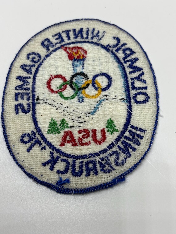 1976 Winter Olympic Games Innsbruck,Austria Olympics Team USA Embroidered Patch View 2