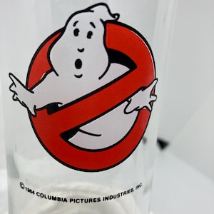 Original Vintage Ghostbusters Movie Glass 1984 Excellent Condition 12 0Z Columbia Pictures Gift for movie lovers