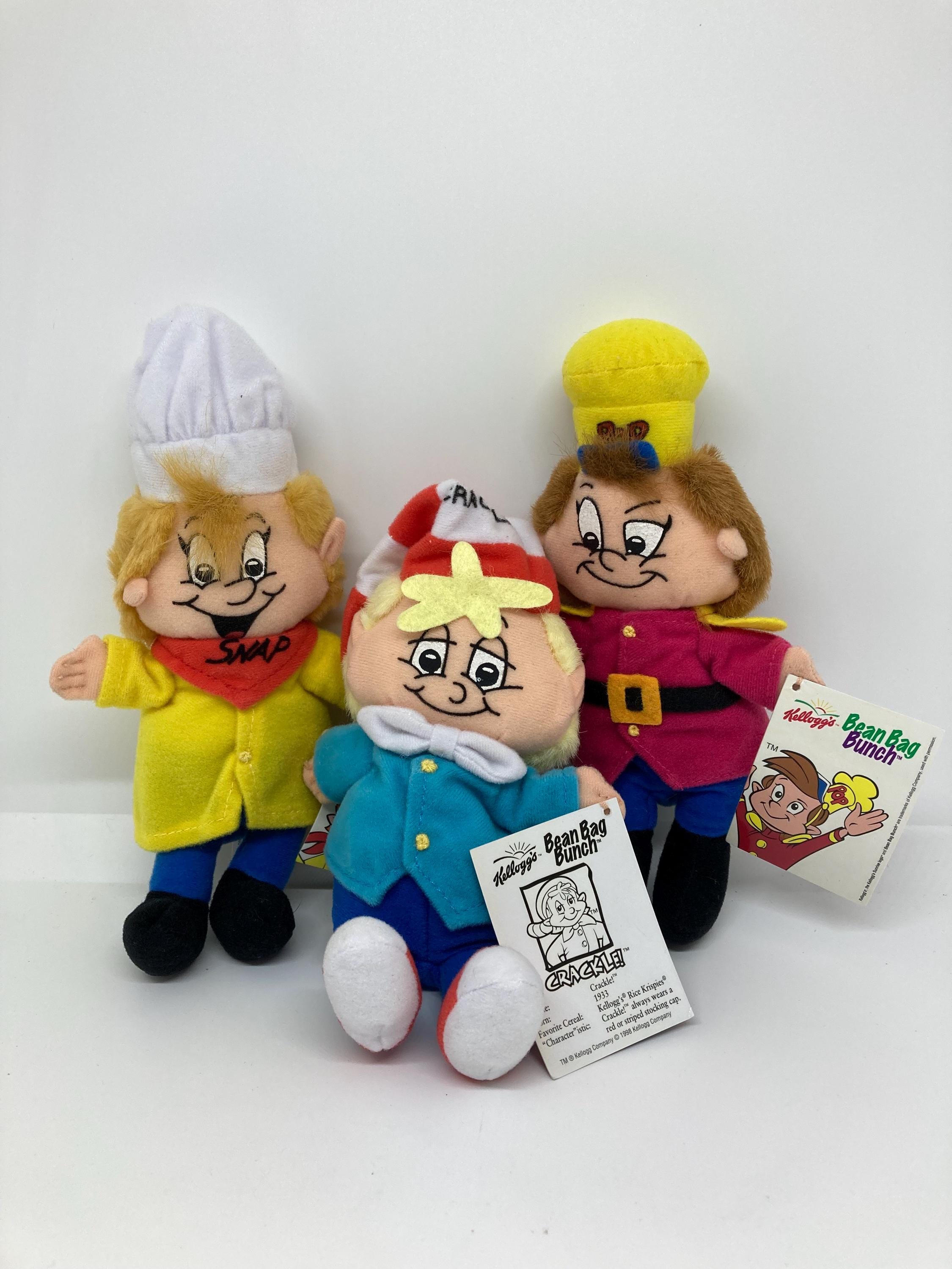 VTG Rice Krispies Kelloggs Bean Bag Breakfast Bunch Snap Crackle