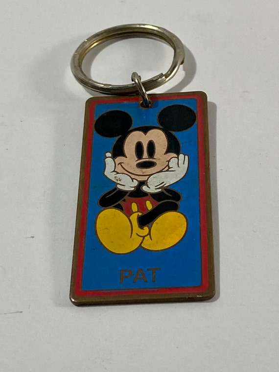 Vintage Walt Disney World Mickey Keychain Vintage… - image 1