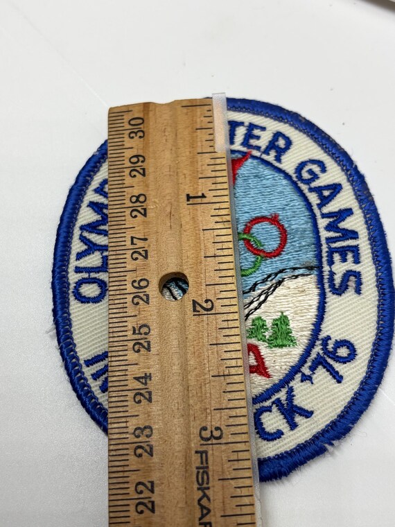 1976 Winter Olympic Games Innsbruck,Austria Olympics Team USA Embroidered Patch View 3