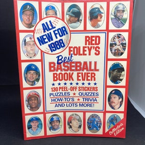 レッド・フォーリーのベスト・ベースボール・ブック 1988 スポーツ・トリビア・コレクターズ・エディション 殿堂入り写真