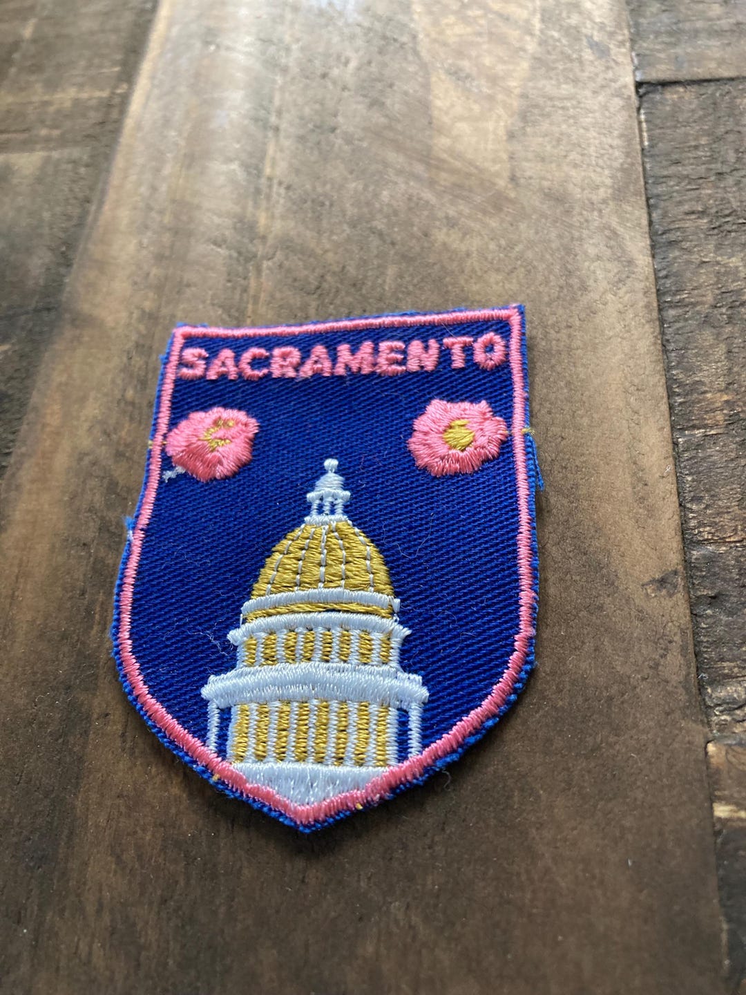 Sacramento Vintage Souvenir Patch - Etsy