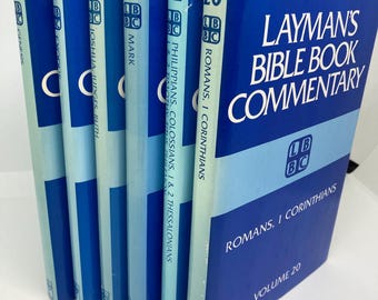 Commentario biblico per laici 6 libri venduti singolarmente Studio biblico Broadman Press Libri di storia biblica e applicazione alla vita Studio di gruppo di vita