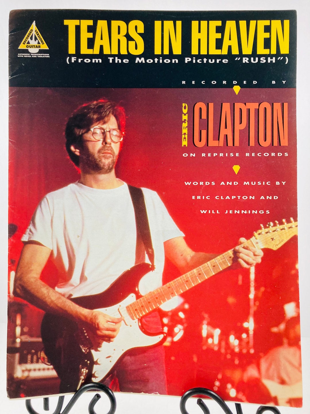 Vtg Eric Clapton Tears in Heaven Sheet Music Movie Rush