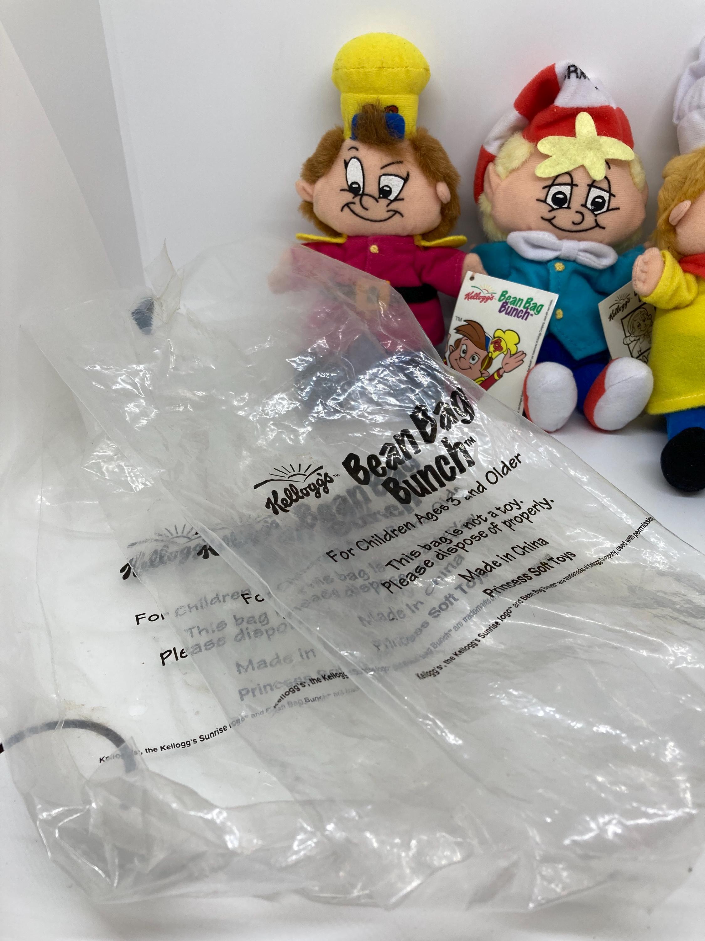 VTG Rice Krispies Kelloggs Bean Bag Breakfast Bunch Snap Crackle