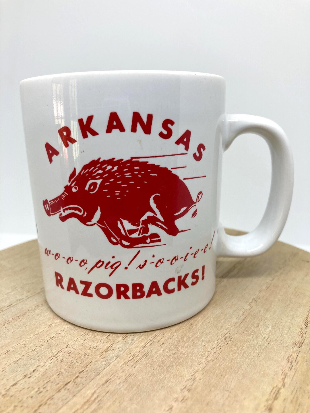 Vintage Arkansas Razorbacks Coffee Cup Mug Staffordshire England - Etsy