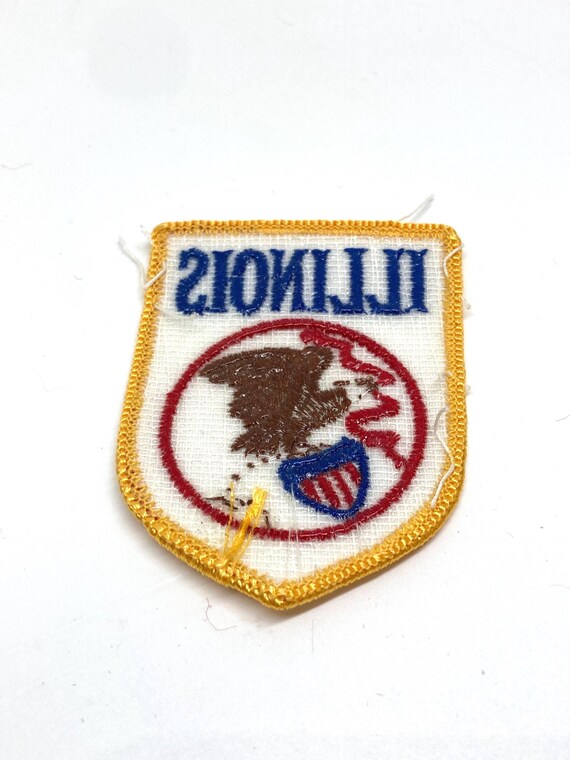 Illinois State Patch  vintage souvenir patch coll… - image 2