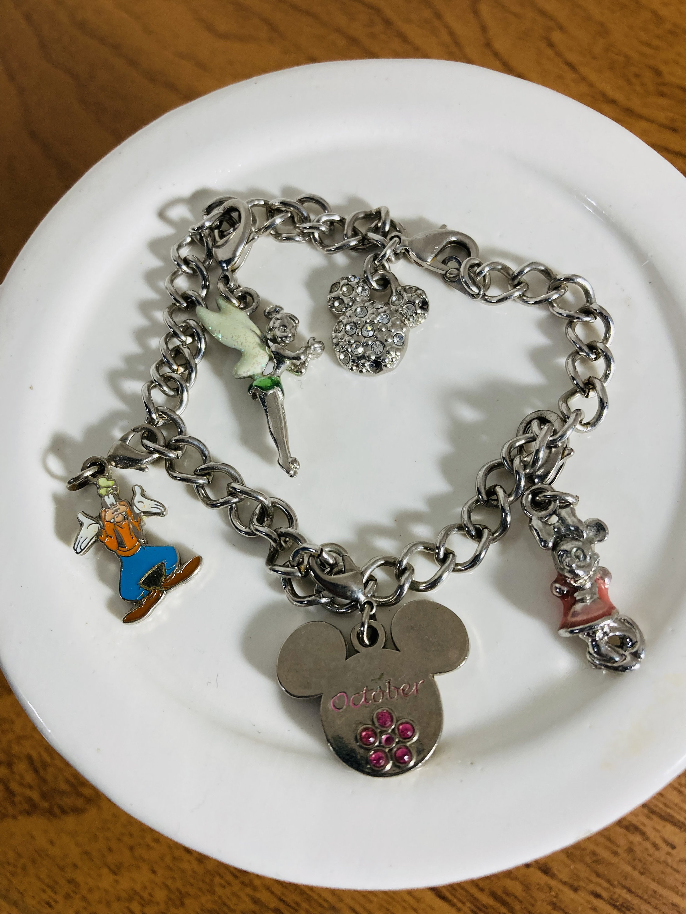 MICKEY＆CO. ディズニーブレスレット 楽天市場】ディズニー ブレスレット ミッキー シルバー ピンク