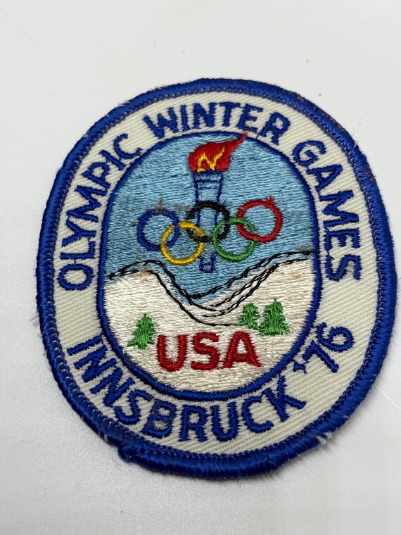 1976 Winter Olympic Games Innsbruck,Austria Olympics Team USA Embroidered Patch