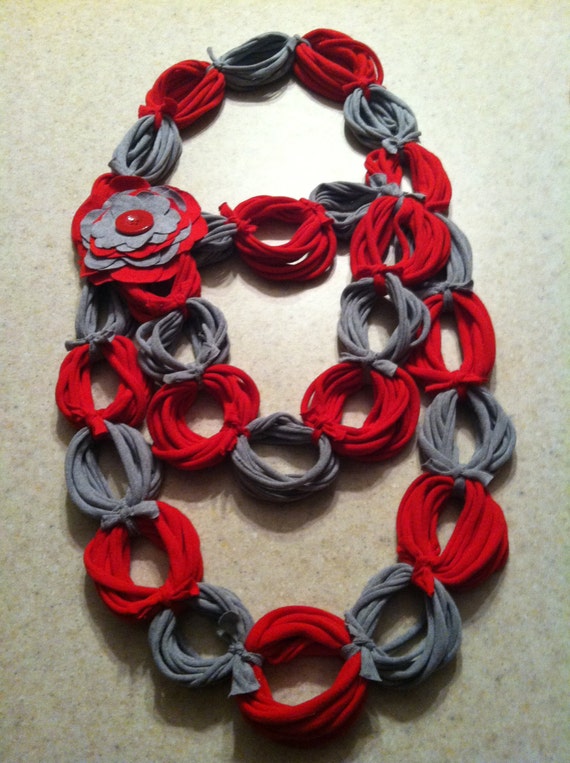 Items similar to Multicolored T-shirt Scarfs on Etsy