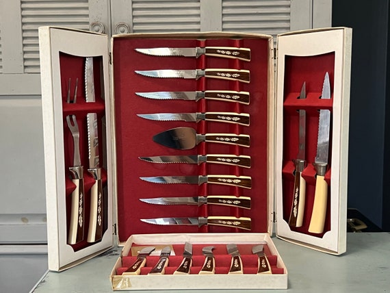 Regent Sheffield 10Pc Kitchen King Knife Set Lustrex Handles