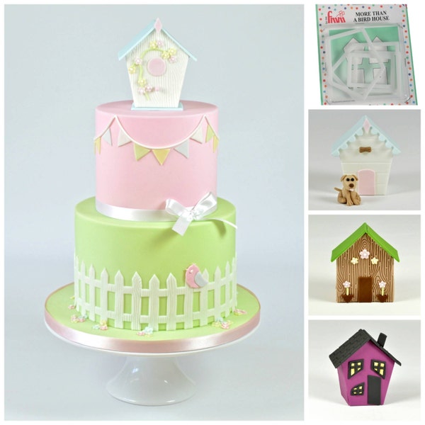 FMM More than a Bird House, Shed, Kennel, Haunted HouseFondant/Cookie Cutter Sugarcraft Cake Decorating