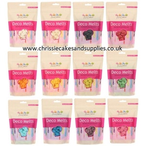 FUNCAKES - DECO MELTS - 12 colours available - 250 grams per bag