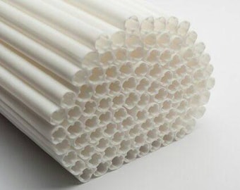 400 pcs white poly dowels 16" x 1/2" perfect when stacking tiered cakes