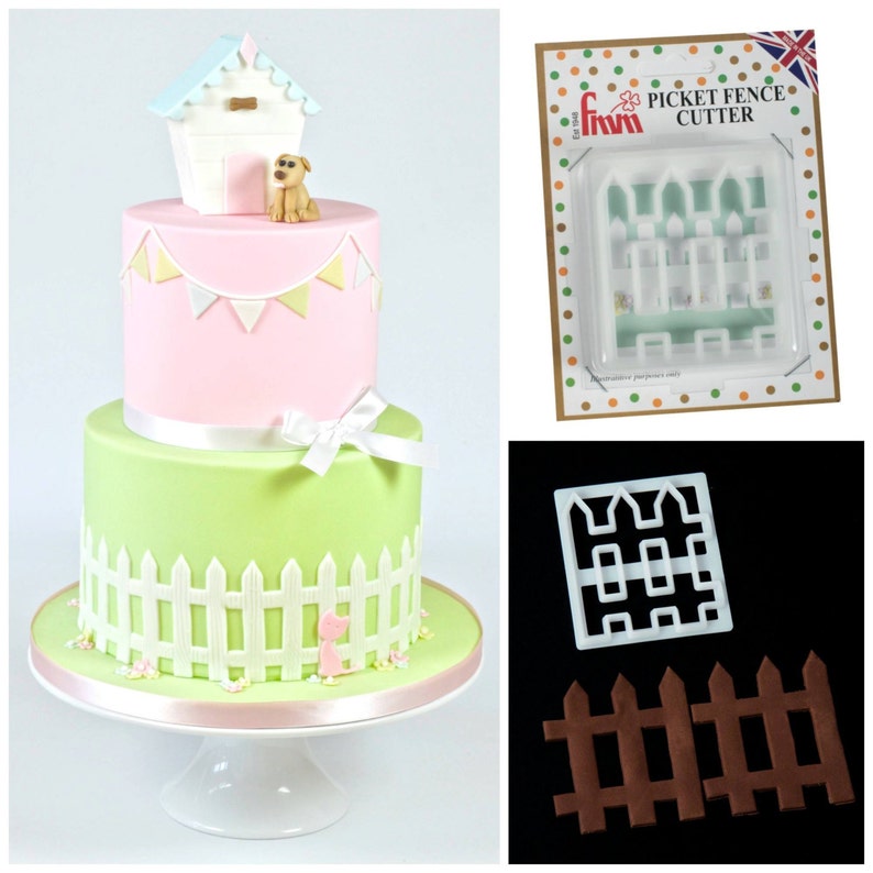 FMM Picket Fence FondantCookie Cutter Sugarcraft Cake Decorating