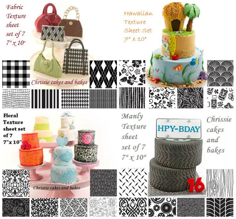 Herramienta de grabación en Relieve Flor texturas para Cupcake Pastel Fondant impresión Herramienta de grabación en Relieve Flor texturas para Cupcake Pastel Fondant impresión
