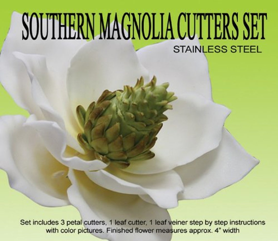 Southern Magnolia Cutter and Veiner Set - Etsy