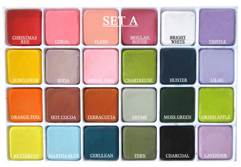 Petalcrafts Petal Dust Palettes Set A x 24 MATT edible Craft Etsy