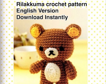 Crochet pattern | Rilakkuma in English | download instantly