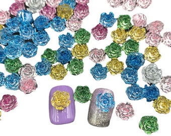 loose flower beads | nail gem | craft supply | wedding decoration