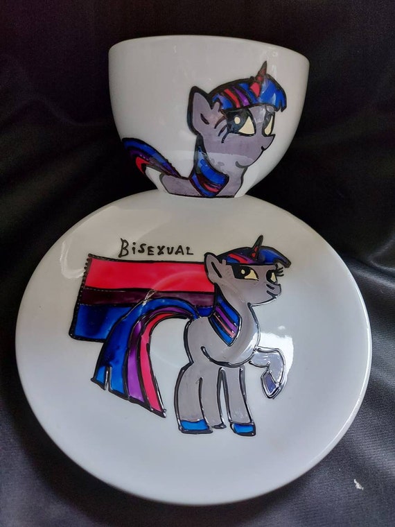 My little top pony plate set