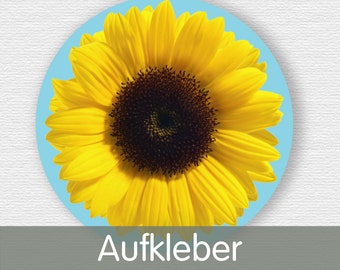 20 Stickers Sunflower, Flower, Sun, Sunshine