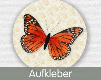 20 Stickers Butterfly Monarch