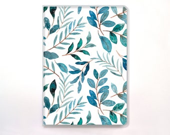 Passport cover floral design in different colors, also suitable for international vaccination certificates